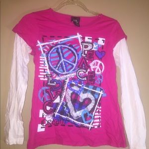 🍁🛍✨💖Girls Long Sleeve Self Esteem T-shirt💖✨